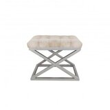 Atelier Del Sofa Tabure 50x42x40cm, Srebrno-Krem | Eponuda.ba