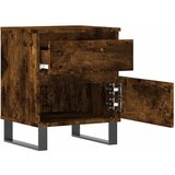  Noćni ormarić boja hrasta 40 x 35 x 50 cm od konstruiranog drva | shoptok.hr