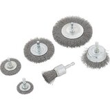 Lux Tools Četka za bušilicu 6-DJELNI SET OD ČELIKA | shoptok.hr