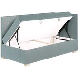 Ghado Modra kotna otroška postelja s prostorom za shranjevanje z ležiščem 90x200 cm Flexi - | Shoptok.si