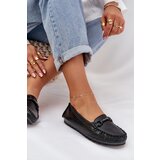 S. BARSKI Flat Leather Moccasins With Decoration S.Barski | Shoptok.si