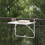  Viseci Balkon Stol Bijelo 60 x 39 x 65 cm Čelik | shoptok.hr