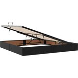  Krevet s prostorom za pohranu s LED-om Crna 200 x 200 cm | shoptok.hr