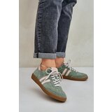 Zazoo Green Suede Low Sneakers Women's Cijene
