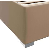  Konstrukcija postelje z vzmetnico Kapučino 120 x 200 cm blago, (5000126268) | Shoptok.si