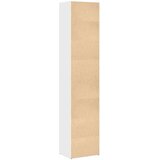 vidaXL Knjižna omara visok sijaj bela 40x30x189 cm inženirski les | Shoptok.si