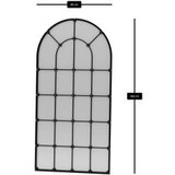 Hanah home Ogledalo Ovalis Black | ePonuda.com