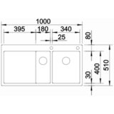 Blanco sudoper CLARON 6 S-IF InFino INOX 18/10, DESNO, s dalj.upr. PushControl Cijene