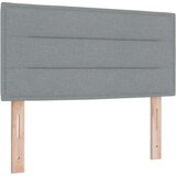 Box Postelja z vzmetnico Svetlo siva 90x200 cm Tkanina, (22051982) | Shoptok.si