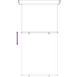 Balkonski bočni awning 117 x 250 cm | shoptok.hr