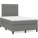  Krevet box spring s madracem tamnosivi 120 x 190 cm tkanina | shoptok.hr