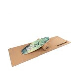 Boarderking Indoorboard Wave, deska za držanje ravnotežja, podložka, valj, les/pluta Cene