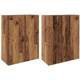  Ormarčići montirani na zid 2 pcs Staro drvo 69.5 x 34 x 90 cm | shoptok.hr