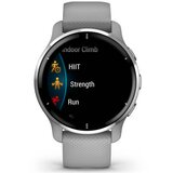 Garmin Venu 2 Plus sportski sat s mjeračem aktivnosti, silikonski silikonski remen u prahu sivi / prah sivi | shoptok.hr