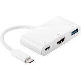 MicroConnect USB-C hub razdelilnik 1x USB-C, 1x USB-A 3.0, 1x HDMI | Shoptok.si