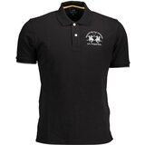La Martina MEN&#39;S BLACK SHORT SLEEVED POLO SHIRT | Shoptok.si