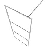 vidaXL Pregrada za tuširanje s napola mutnim staklom ESG 80 x 195 cm | shoptok.hr