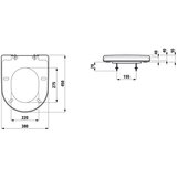 Laufen H8929510000001 Pro WC deska | Shoptok.si
