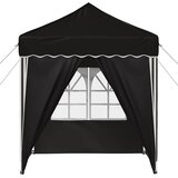  Rastezljivi šator za zabave 195 x 195 x 245 cm Crna | shoptok.hr