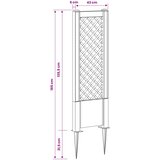  Rešetka s bodljom Siva 43 x 6 x 165 cm PP | Eponuda.ba