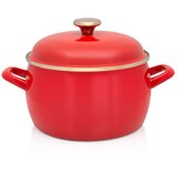 Metalac šerpa duboka 24 cm sa poklopcem Crveni princ | ePonuda.com