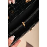 Fenzy Mala Torbica S Uzorkom Krokodilske Kože, Crna | shoptok.hr