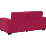  Dvosjed Kauč Vinsko Crvena 180x78x84 cm Baršun | shoptok.hr