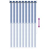  Vanjska roleta 90% blokada UV zraka Plava i bijela pruga HDPE | shoptok.hr