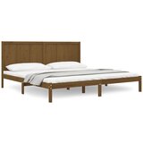 The Living Store Posteljni okvir medeno rjav iz trdne borovine 200x200 cm - Posteljni Okvir, (21524059) | Shoptok.si