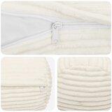  Presvlaka za jastuk 2 pcs HEERLEN Krem &amp;Oslash; 15 x 40 cm Kord Slike