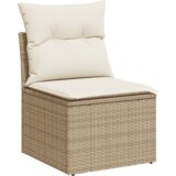  7-dijelni set vrtnih sofa od poliratana s jastucima bež 100 x 55 x 73 cm | shoptok.hr