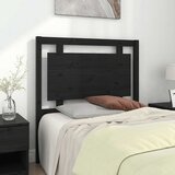  Uzglavlje za krevet crno 95,5 x 4 x 100 cm od masivne borovine | Eponuda.ba
