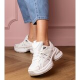 Gemre White sporty sneakers on a chunky sole Manora | Shoptok.si