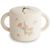 Mushie Baby Snack Cup skodelica za malico Pink Flowers 1 kos | Shoptok.si