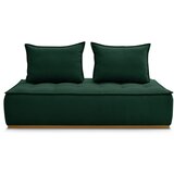 Bobochic Paris Temno zelena sedežna garnitura iz tkanine bouclé 175 cm Elisa – | Shoptok.si