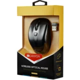 Canyon CNR-MSOW06B Black color, 6 buttons and 1 scroll wheel with 800/1200/1600 switchable dpi plus 2 additional up/down direction buttons 2.4GHZ wireless optical mouse - CNR-MSOW06B