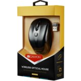 Canyon MSO-W6, 2.4GHz wireless optical mouse with 6 buttons, DPI 800/1200/1600, Black, 92*55*35mm, 0.054kg Cijene