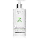 Apis Natural Cosmetics Acne-Stop Home TerApis mlijeko za čišćenje i skidanje make-upa sa zelenim čajem 300 ml | shoptok.hr
