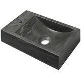 Sapho Črn kamnit umivalnik za WC 40x22 cm Blok – Cene