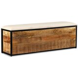  Klupa za Pohranu s 3 Ladice Masivno Drvo Manga 120x30x40 cm | shoptok.hr
