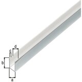 Alberts U-profil (D x Š x V: 1.000 x 10 x 15 mm, Aluminij) | shoptok.hr