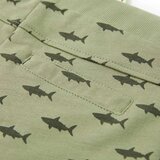  Dječje kratke hlače s vezicom svijetle kaki 128 | shoptok.hr