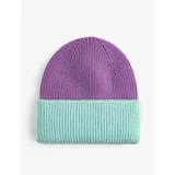 Koton Basic Elastic Knitted Beret with Color Contrast