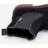 Big Star Suede Men's Ankle Boots Chelsea Black | Shoptok.si