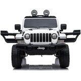 Ramiz Otroški avto na akumulator Jeep Wrangler Rubicon 4X4 Bela lea | Shoptok.si