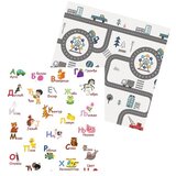 Iq sklopiva podloga za igru od pene - azbuka + staza (180x200x1cm) | ePonuda.com