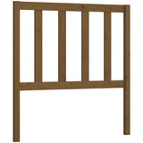  Posteljno vzglavje medeno rjavo 106x4x100 cm trdna borovina, (20644067) | Shoptok.si