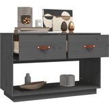 TV ormarić sivi 90x40x60 cm od masivne borovine | shoptok.hr