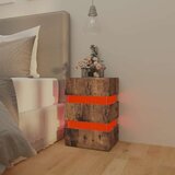  Noćni ormarić boja hrasta 45 x 35 x 67 cm konstruirano drvo | shoptok.hr