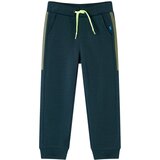  Dječji donji dio trenirke s vezicom zelena boja mahovine 140 | shoptok.hr